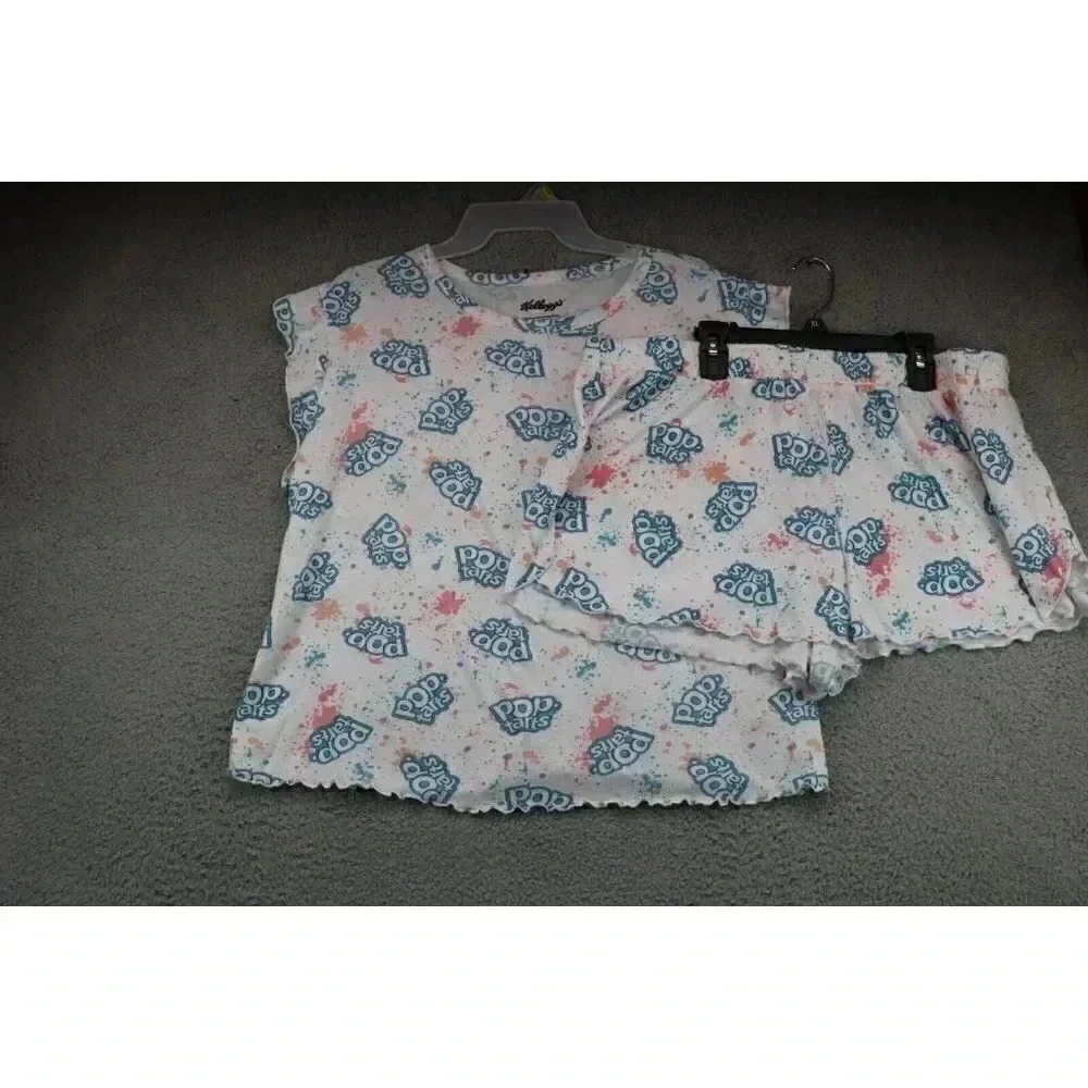 Kellogg's Pop.Tarts Women's Pajama Set-XL-Shorts-Polyester Blend